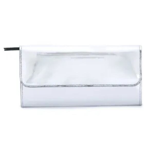 Maison Margiela MM11 metallic flap front wallet rectangle Authentic